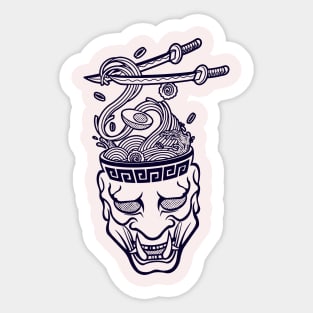 Roasted Ramen Oni Ramen Bowl Sticker